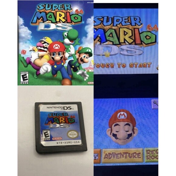 Super Mario 64 DS Cartridge Only(Nintendo DS, 2004) Authentic, Tested Working - Picture 1 of 3